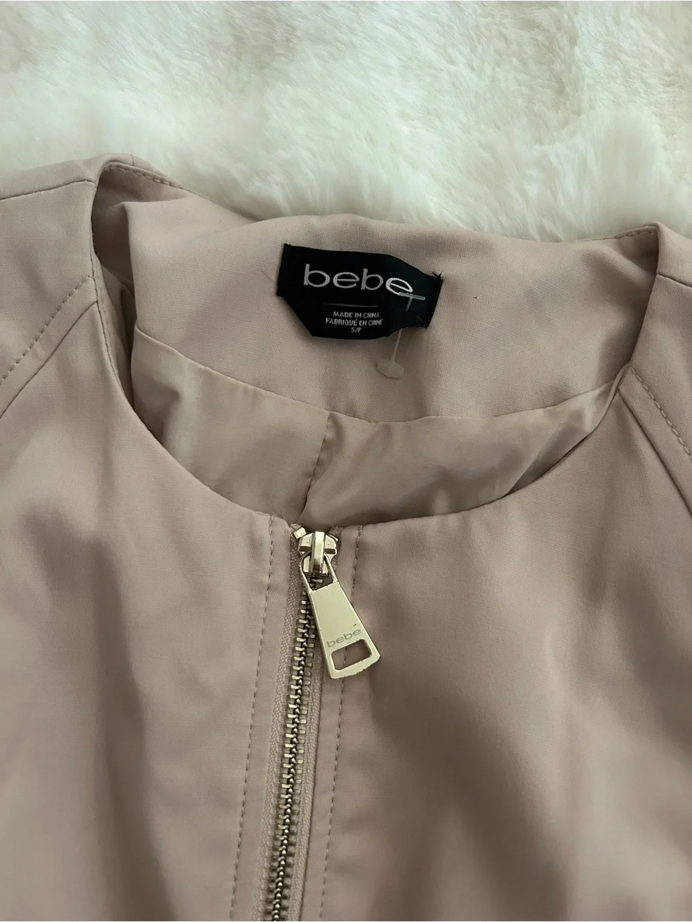 Bebe dusty pink dress jacket EUC sm - Picture 3 of 3